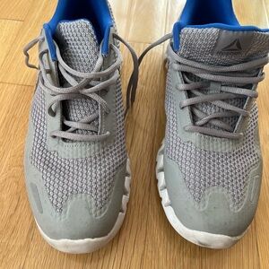 Reebok Mesh Gray and Blue Athletic Shoes